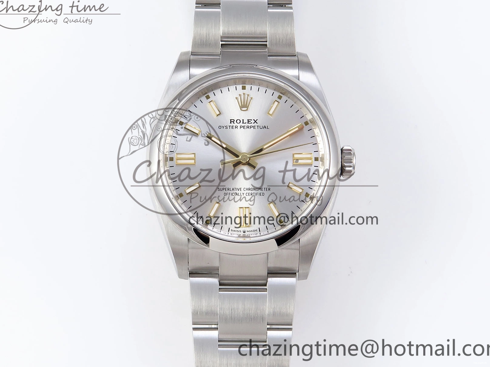 PERPETUAL BEST SILVER 904L DIAL 36MM 126000 EDITION VSF 1:1 OYSTER VS3235 STEEL 0108